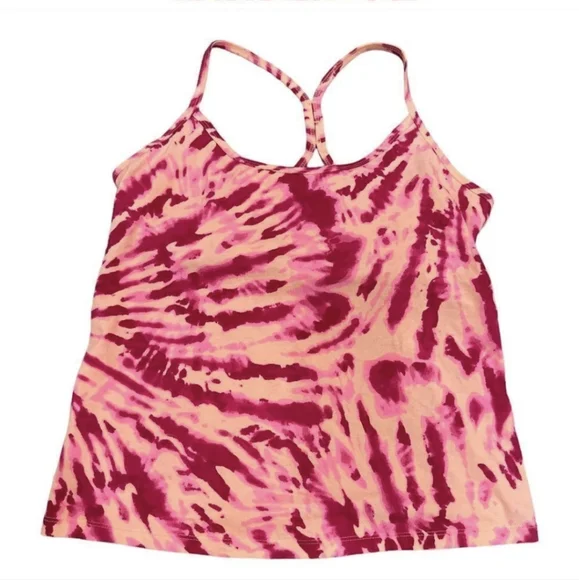 Jenni Intimates Melon Tie Dye Racerback Cami Size Medium NEW - Picture 2 of 4